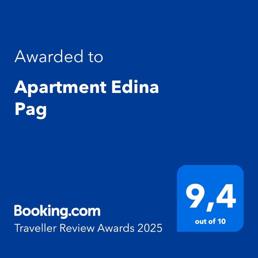 Apartment Edina Pag พาก ภายนอก รูปภาพ