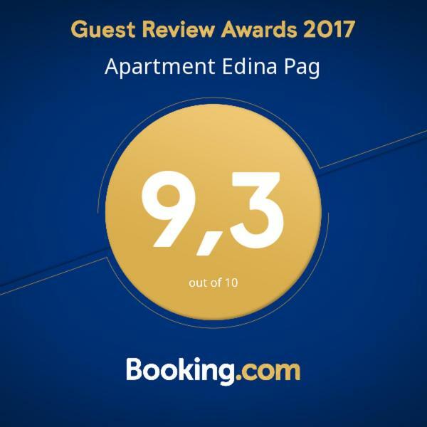 Apartment Edina Pag พาก ภายนอก รูปภาพ